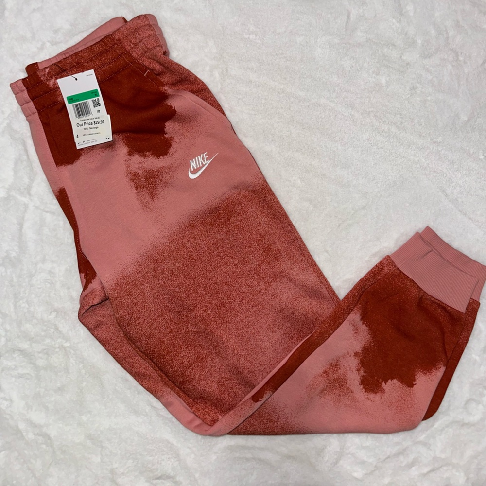 Nike Pink Sweatpants Cozy Fleece Joggers